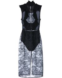 Elisabetta Franchi - Longuette Lace Gown - Lyst