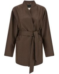 Kiton - Linen Blend Blazer - Lyst