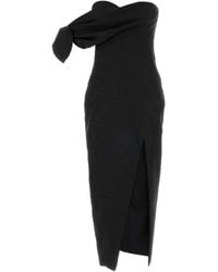 Givenchy - Bow Bustier Midi Dress - Lyst
