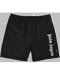 Palm Angels - Overlogo Long Beachwear Short Boy - Lyst