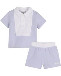 BOSS - Set Polo+Short - Lyst
