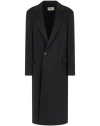 Fendi - Single-Breasted Notched-Lapels Coat - Lyst