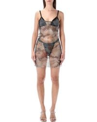 DIESEL - Kasy Mesh Beach Dress - Lyst