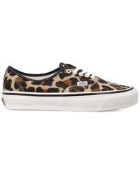 Vans - Pony Hair With A Leopard Print Authentic Premium Shoes - Lyst