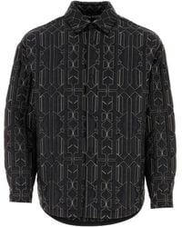 Palm Angels - Embroidered Nylon Padded Shirt - Lyst
