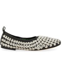 Tory Burch - Bovine Leather Flats - Lyst
