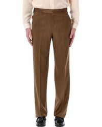 Lardini - Stretch Crepe Formal Trousers - Lyst