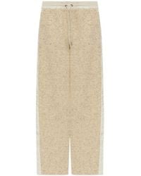 Moncler - Cotton Blend Trousers - Lyst