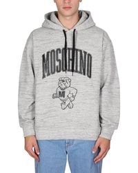 Moschino - Sweatshirt With Logo Print - Lyst