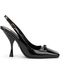 Dolce & Gabbana - Dolce & Gabbana Varnished Slingback - Lyst