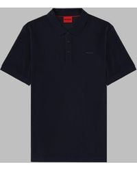 HUGO - Cotton Polo Shirt - Lyst