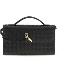 Bottega Veneta - Andiamo Top-Handle Clutch - Lyst