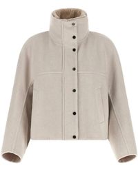 Brunello Cucinelli - Virgin Wool Coat Clothing - Lyst