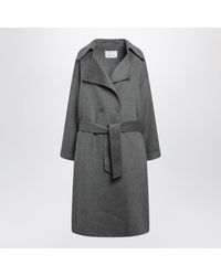 Frankie Shop - Double-Breasted Coat With Belt - Lyst