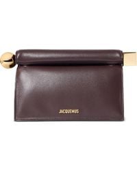 Jacquemus - Rond Carré Logo Plaque Clutch Handbag - Lyst