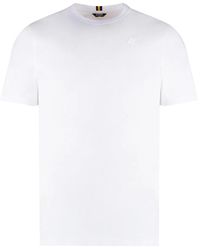 K-Way - Odom Letitrain Cotton Crew-Neck T-Shirt - Lyst