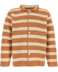 Bode - Sherbet Crochet Long Sleeve Shirt - Lyst