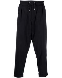 Balmain - Low Crotch Elastic Belted Jersey Pa - Lyst