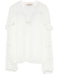 Twinset - Mother Of Pearl Shirt - Lyst