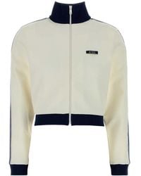 Prada - And Zip-Up Logo Jacket - Lyst