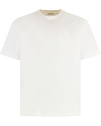 Burberry - T-Shirt With Printed Logo - Lyst