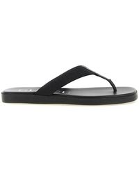 Gucci - Jacquard Thong Sandals - Lyst