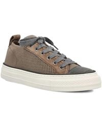 Brunello Cucinelli - Leather Sneakers - Lyst