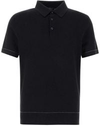 Brioni - Polo S/S Sea Island Cotton 18Gg - Lyst