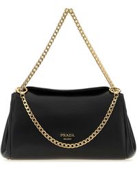 Prada - Black Nappa Leather Handbag - Lyst
