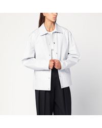 Jil Sander - Light Taffeta Jacket With Logo - Lyst
