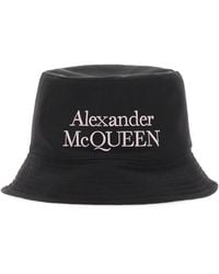 McQueen - Reversible Bucket Hat - Lyst
