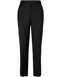Prada - Safety-Pin Detail Wool Trousers - Lyst