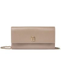 Fendi - Ff Continental With Chain - Lyst