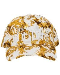 Versace Jeans Couture - Cappello Da Baseball Con Stampa E Logo - Lyst