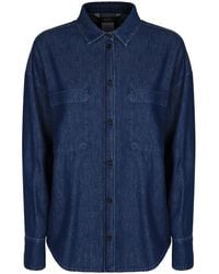 Max Mara - S Max Mara Denim Shirt - Lyst