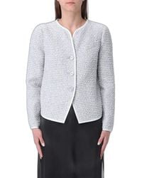 Emporio Armani - Wool Blend Jacket - Lyst