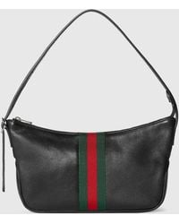 Gucci - Leather Small Lunetta Shoulder Bag - Lyst