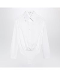 Alaïa - Alaia Cotton Poplin Shirt - Lyst