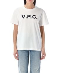 A.P.C. - Standard Grand Vpc Cotton T-Shirt - Lyst