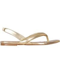 Gia Borghini - Leather Slingback Sandals - Lyst