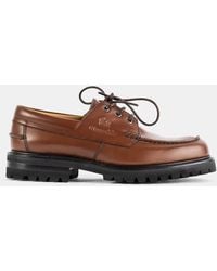 Church's - Chaussure Lacée À Semelle Lug En Cuir Marron Noisette - Lyst