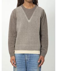 Maison Margiela - Madium Ecru Fused Knit Sweater - Lyst