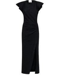 Isabel Marant - Nadela Draped Jersey Dress - Lyst