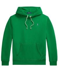 Polo Ralph Lauren - The Rl Cotton-Blend Fleece Hoodie - Lyst