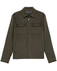 Herno - Button-Up Chest-Pocket Jacket - Lyst
