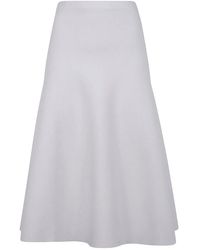 D.exterior - Merinos Double Flared Skirt - Lyst