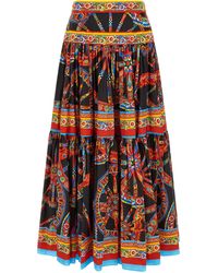 Dolce & Gabbana - 'carretto' Skirt - Lyst