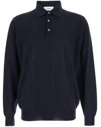 Lardini - Wool Polo Shirt - Lyst