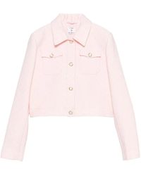 CASABLANCA - Button-Up Cropped Jacket - Lyst