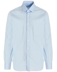 Barba Napoli - Poplin Shirt - Lyst